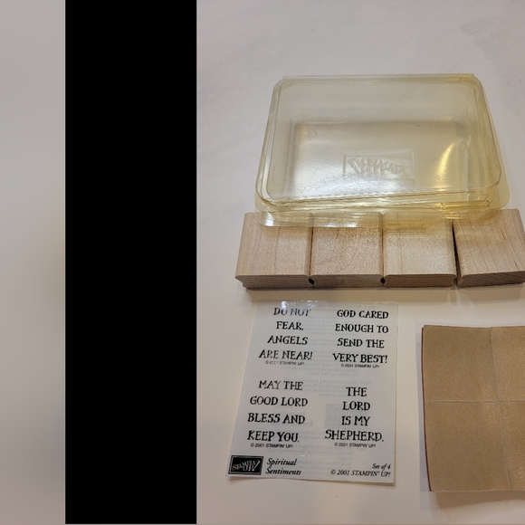 Stampin' Up! 2001 "Spiritual Sentiments" 4 Piece Set - New, Never Used - Picture 3 of 6